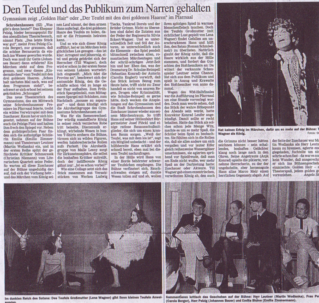 Schrobenhausener Zeitung am 10.7.1998