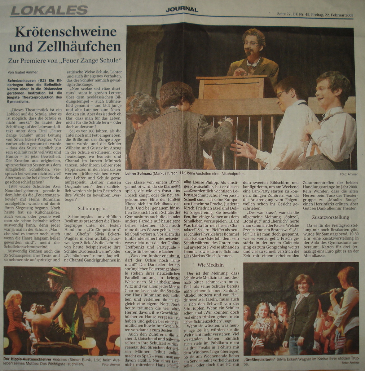 Schrobenhausener Zeitung am 22.02.2008
