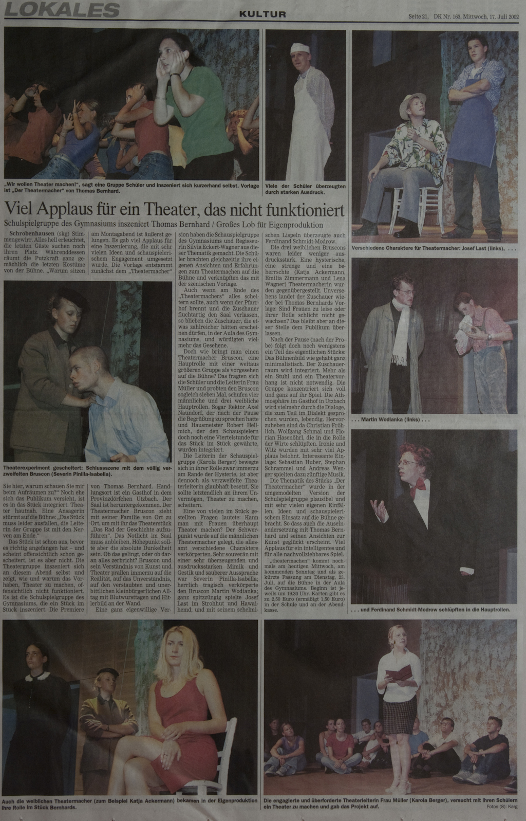 Schrobenhausener Zeitung am 17.07.2002